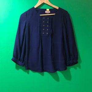 Thomas Pink pure silk sheer blouse - Size 6 US